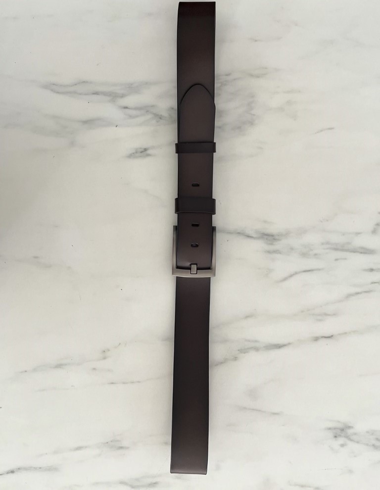 Huxley and Grace Ανδρική καφέ ζώνη δερμάτινη 250440K